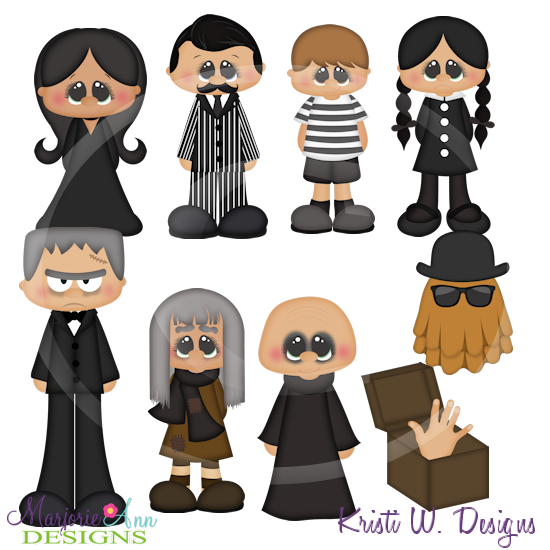 The Haunting Family SVG Cutting Files Includes Clipart - Click Image to Close